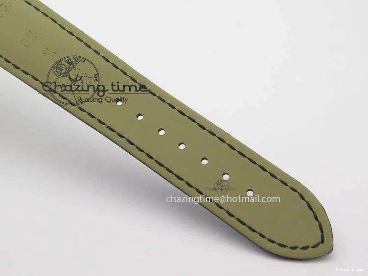 0814 De Ville MK 1:1 Best Edition SS White Dial On Black Leather Asian Seagull T1701 (Sec@6) Sporty 8244